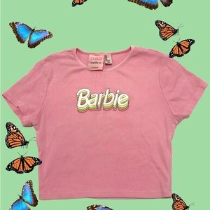 Vintage Barbie logo tee
